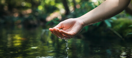 hand water